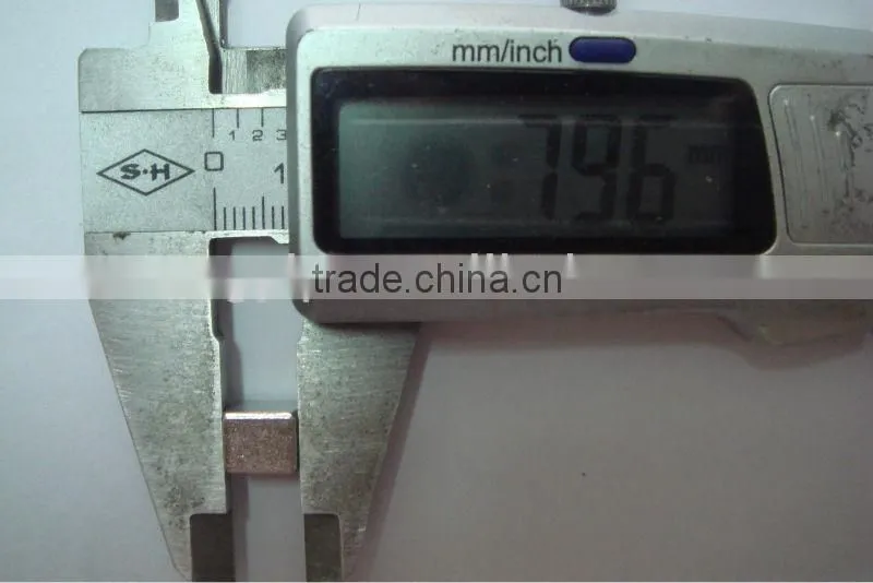 8mm*7mm metal square bell stopper