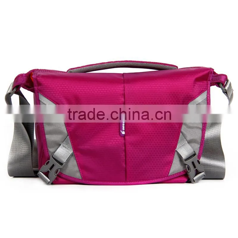 Besnfoto BN-2002 Multicolor Large Capacity Light Reflection Strip Design Camera Shoulder bag for Girls