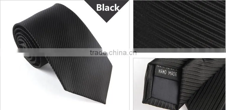Hand made italian wholesale cheap custom woven mens skinny polyester neck silk tie