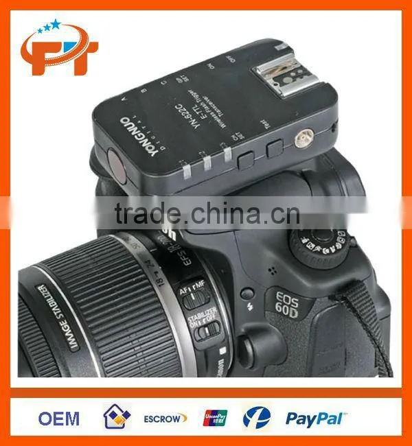 Yongnuo YN-622C Wireless TTL Flash Trigger for Canon 7D 5DII 5DIII 1DIV 1DIII 5D