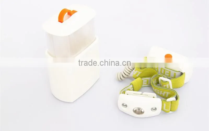 Multi-function XPE Headlamp Camping Lead The Lamp Bracket Light 3*AAA Battery Plastic Headlamp Camping Lamp