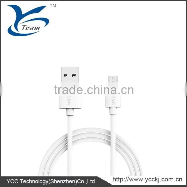 White color rapid charging cable Micro USB to USB use for Android, Samsung, HTC, Motorola, Nokia etc.