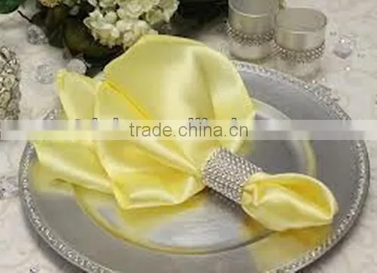 Super soft satin resturant table napkin