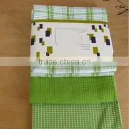 Wholesale promotional cheap custom linen cotton tea towel