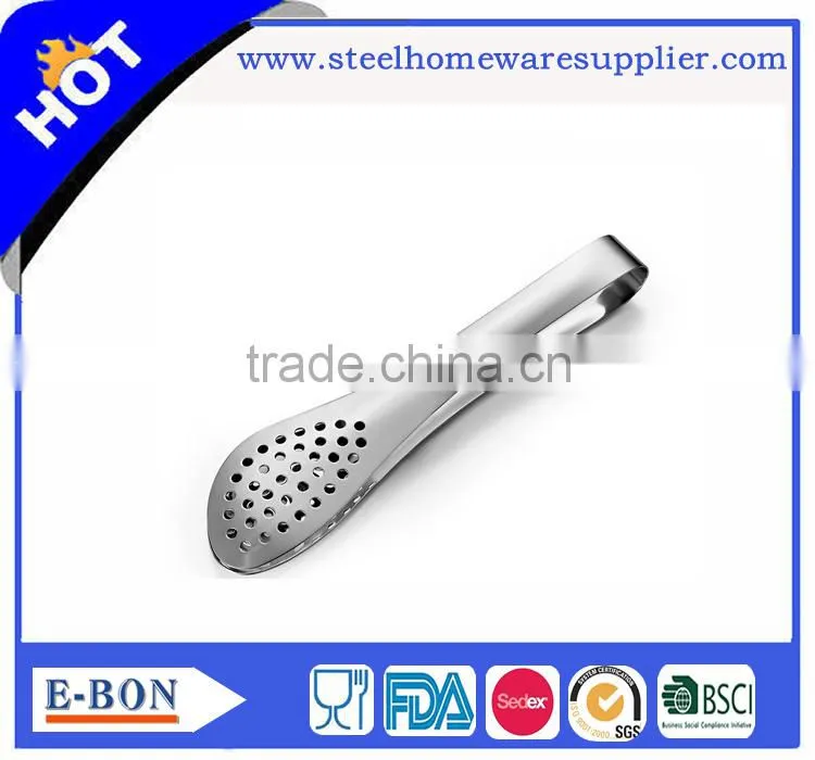 Premium 100% Stainless Steel Food Barbecue Tongs