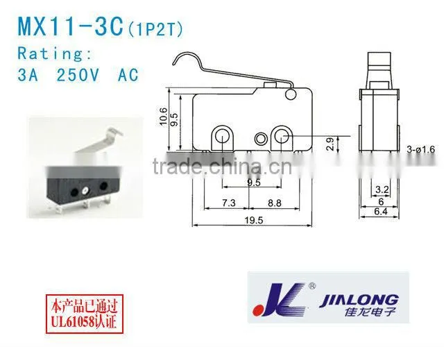 snap action micro switch