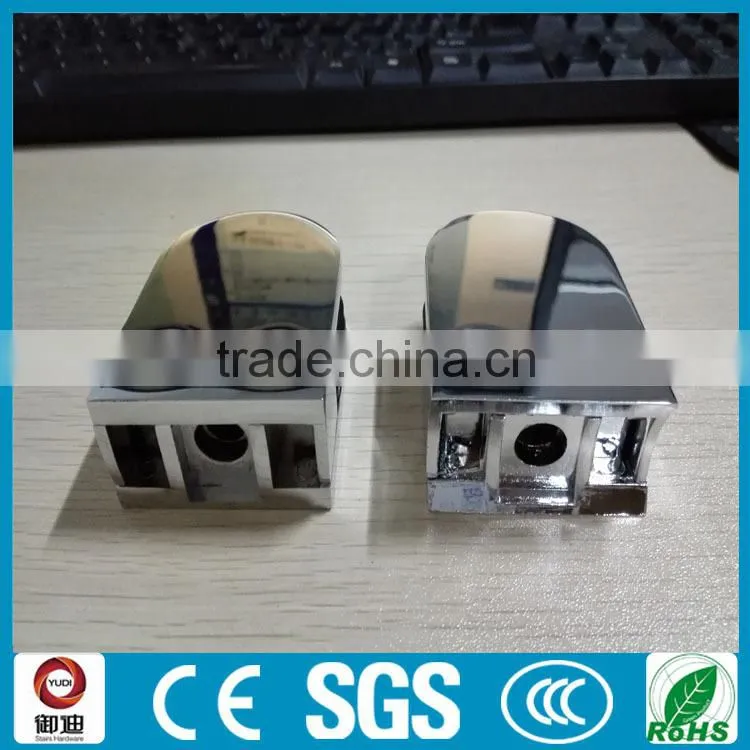 Zinc alloy glass clamp designs