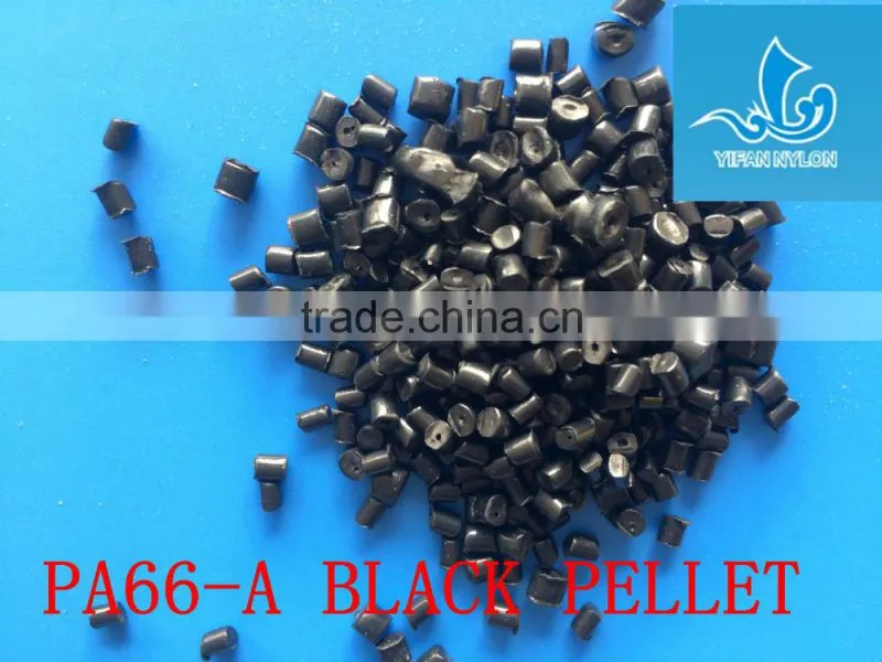 PA66 BLACK PELLET , nylon 66 pellet ,nylon 66 fiber ,black color