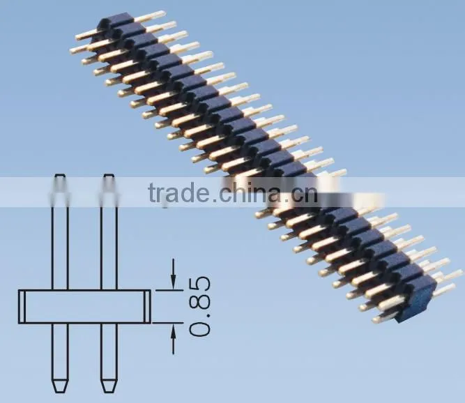 Pitch:1.27mm Double Row Straight Type Pin Header Connector