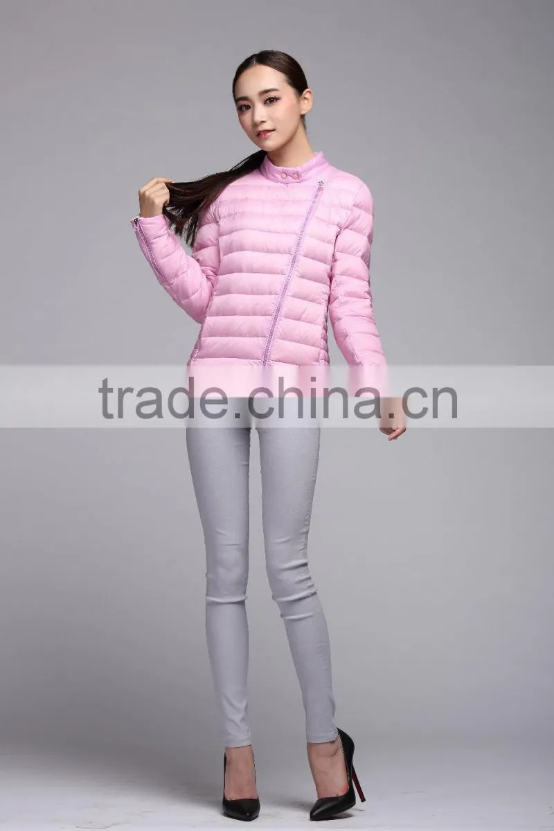 Breathable Goose Down short Coat for Lady
