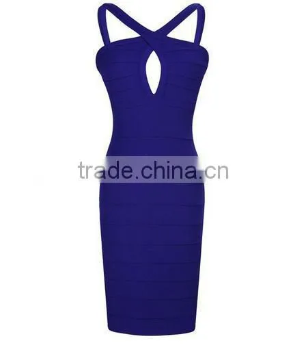 2015 hot selling women blue elegant cheap wedding dress