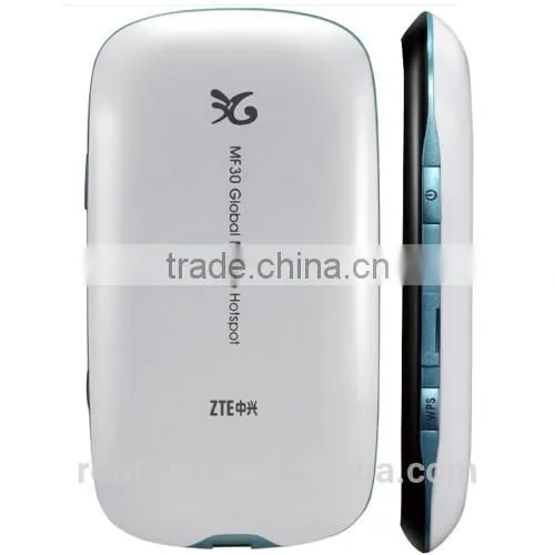 Cheapest 3G pocket wifi router ZTE MF30 Global Mobile Hotspot 3G Wireless Modem 7.2Mbps with TF Card Slot(Black