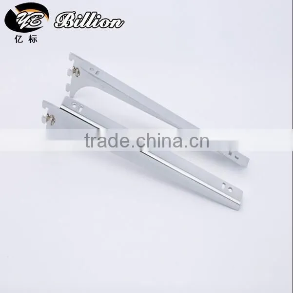 Metal pipe holder slatwall marble shelf bracket