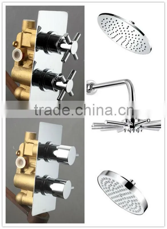 Hot Sale Brass Raining Shower Set Concealed Shower Mixer