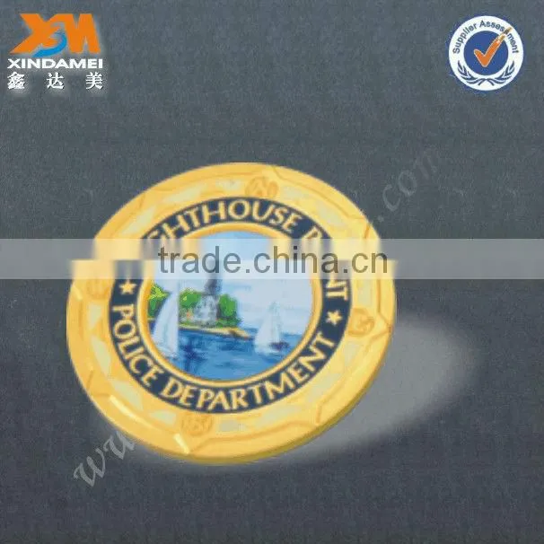 custom play metal silver coin