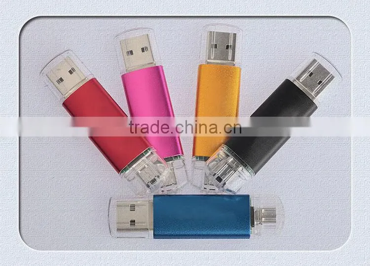 OTG usb flash drive, bulk Swivel style full capacity pen drive,2013 new design