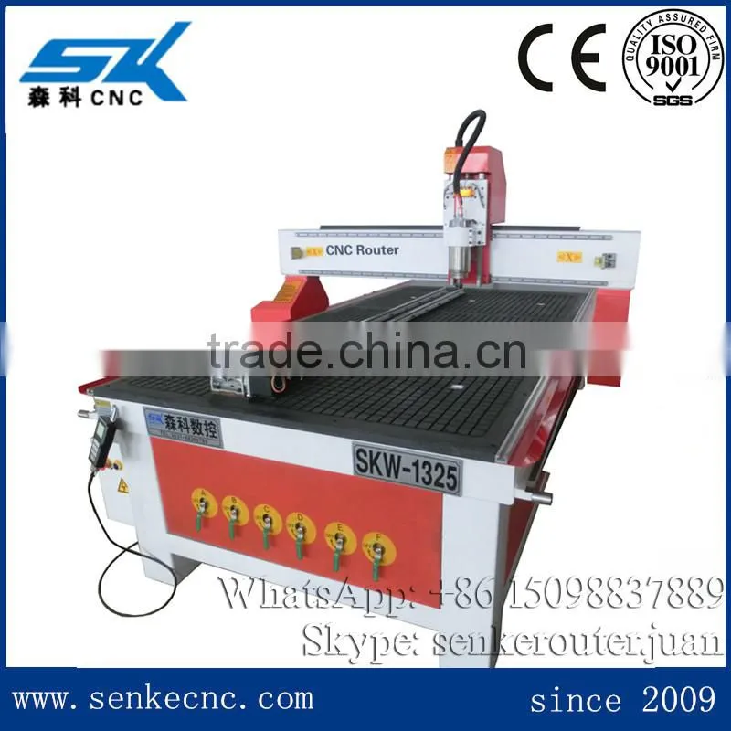 1325 3D cnc wood carving machine cnc router with rotary fixture china