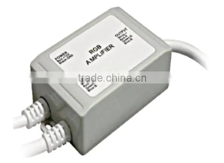 12VDC plastic shell waterproof high power RGB Amplifer for led strip light