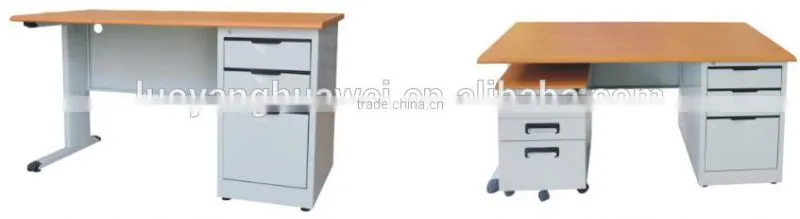 Steel table legs with threading hole for metal office desk