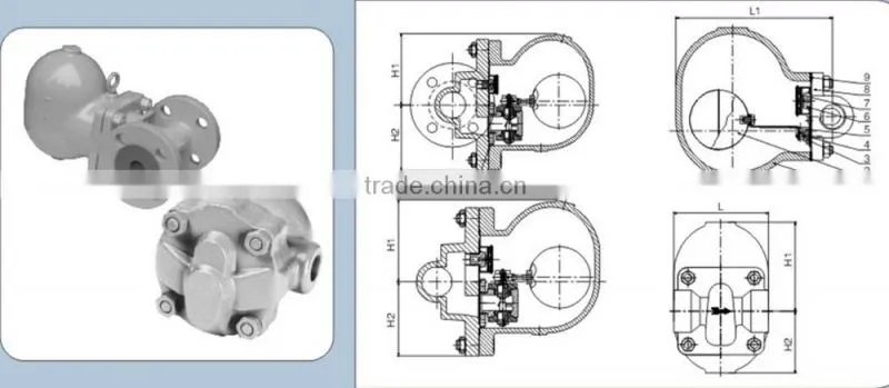 Lever Ball Float Type Steam Trap
