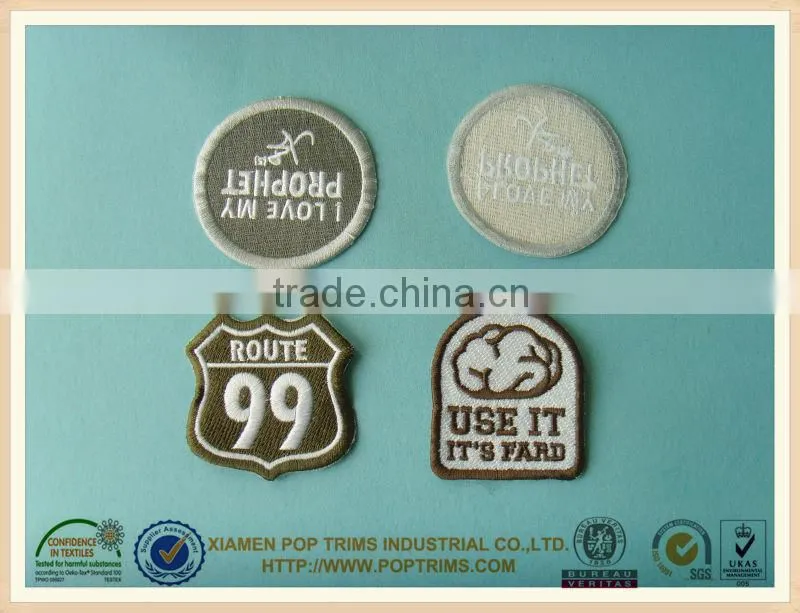 Chinese Embroidery flag patches