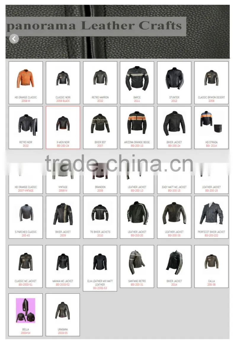 motorcycle leather jacket/BIKER MOTORCYCLE LEATHER JACKET