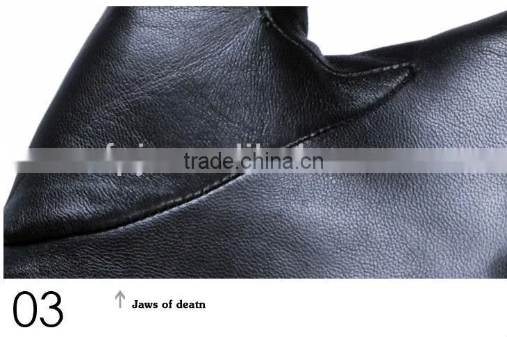 men genuine leather elastic glove importer