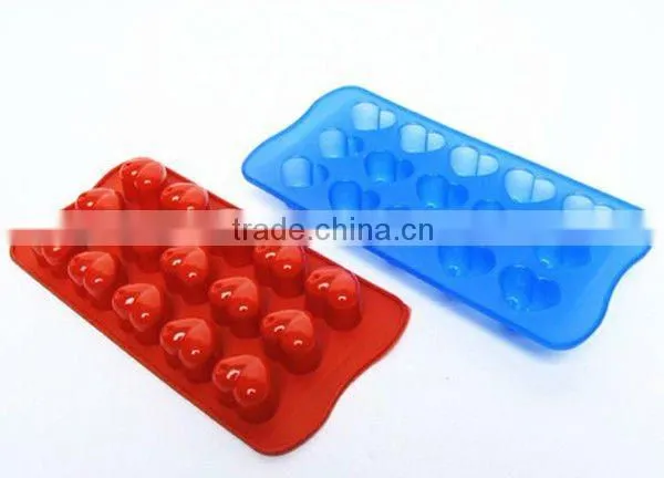2012 hot selling silicone heart shape cake mould