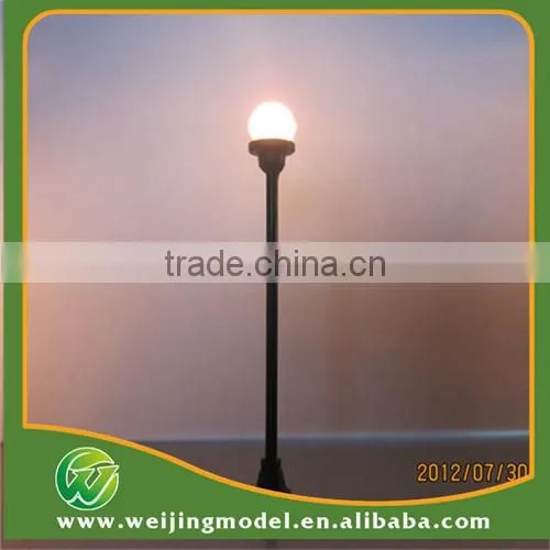 building scale model materais nonluminous street light