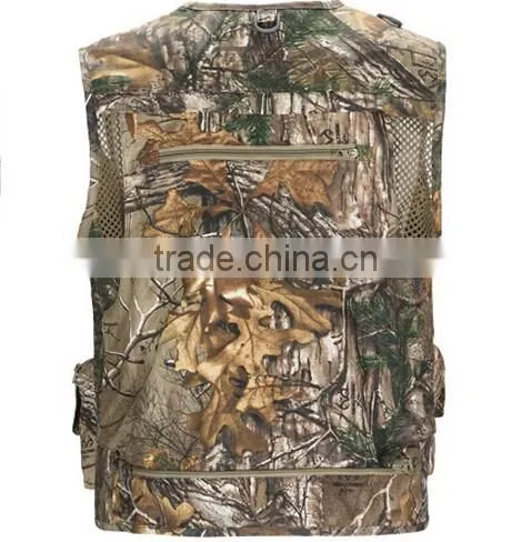 Custom Man Camo Fishing Vest
