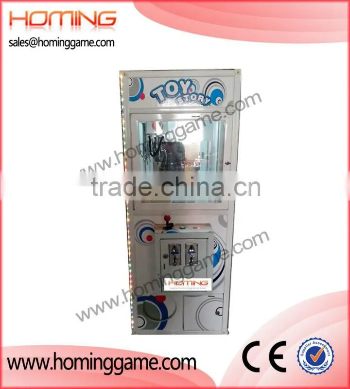 Hot sale crane game machine/Super quality updated small toy crane machine