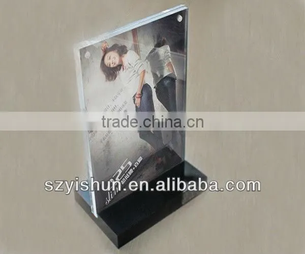 sale hot acrylic magnetic display photo frame,A4 phoro frame