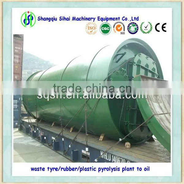 HEN NAN CHINA tyre recycling to fuel oil machine