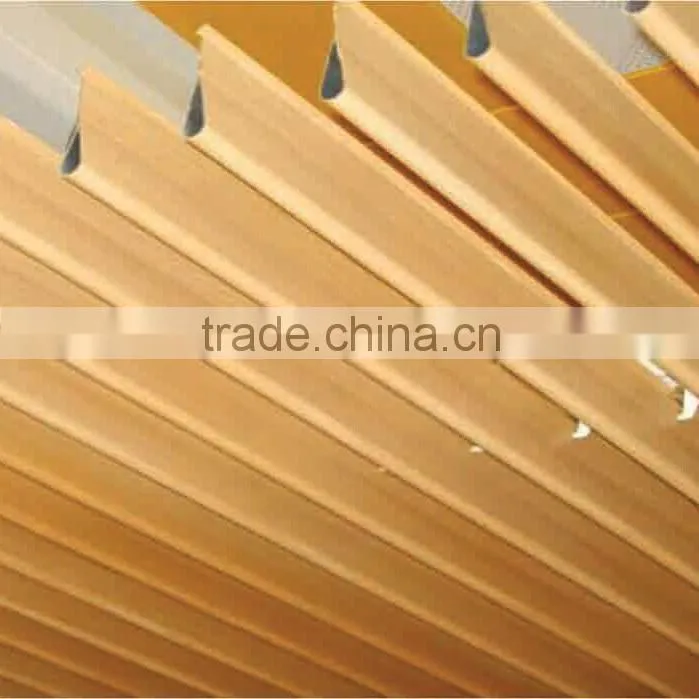 Anti-corrosion Aluminum Blade Baffled Water Drip Ceiling
