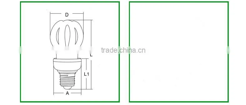 20w Flower Shape Energy Saving Light Bulb