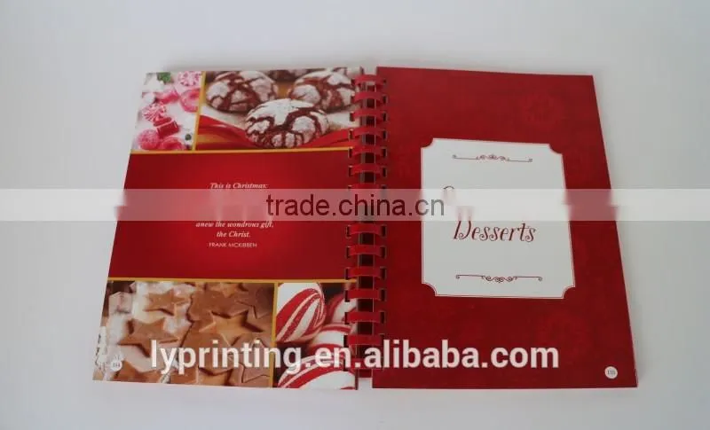 Shenzhen Printing New Design Cookbook, 2015 Fashion Design Book Wholesale