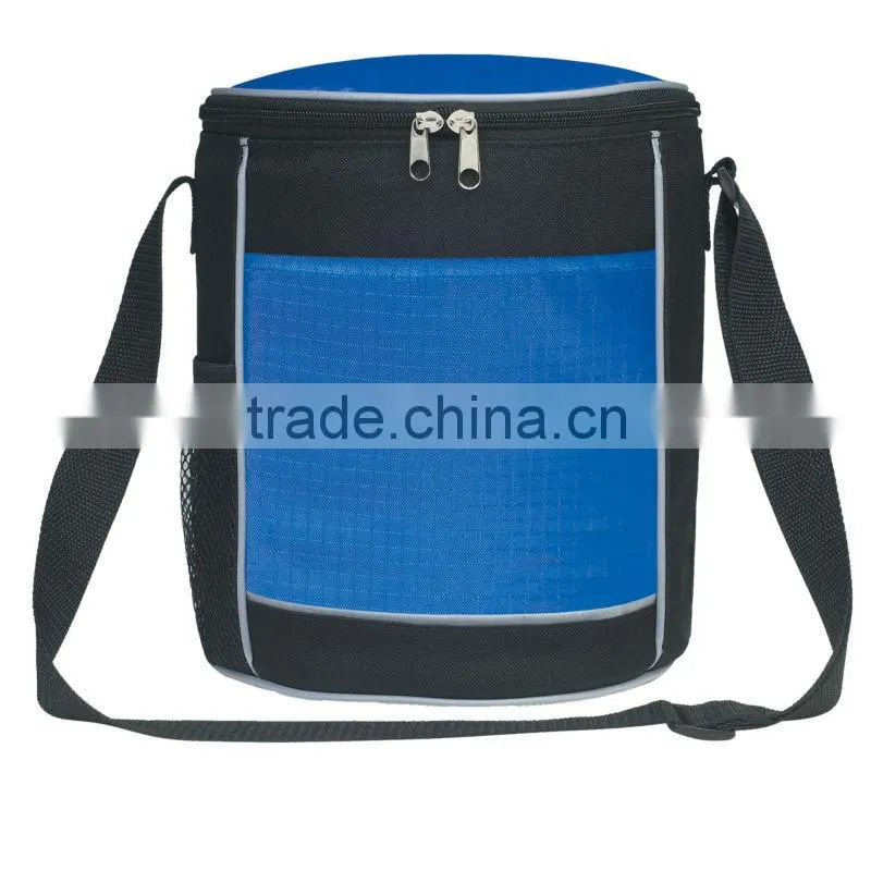 Promotional Round Kooler Bag-Royal Blue