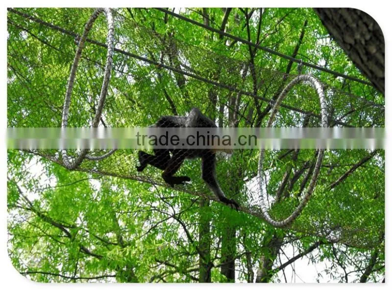 High strength customized stainless steel animal enclosure zoo mesh