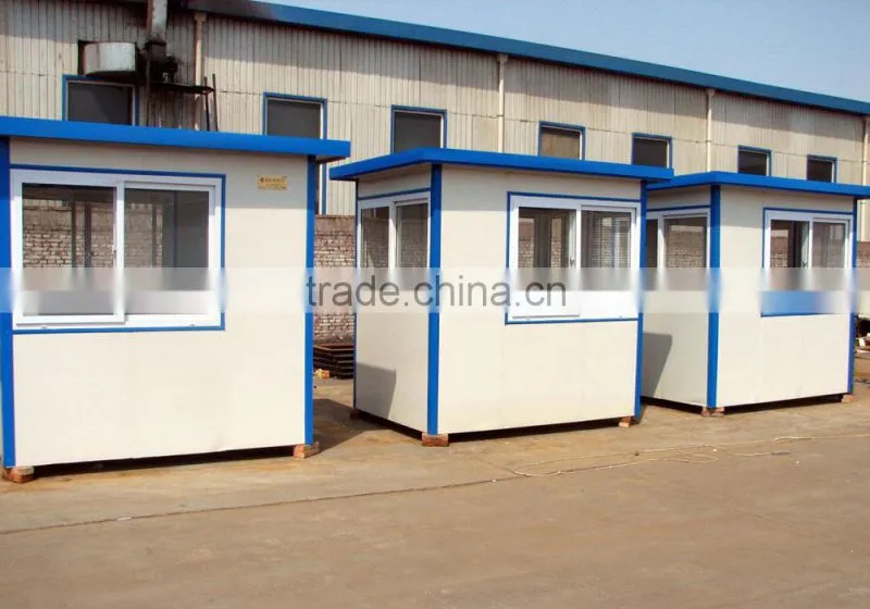 2015 new guard house/sentry box with iso certification prefab house