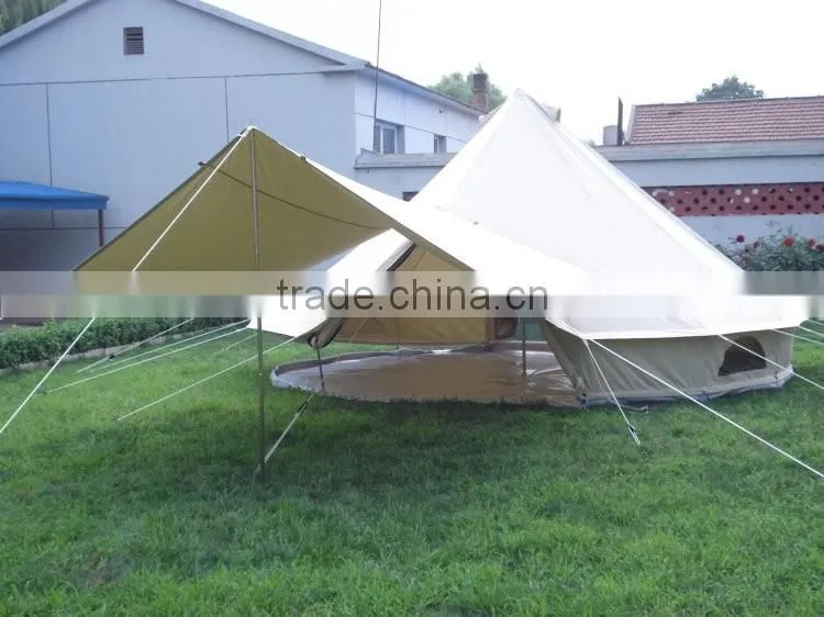 Double Layers canvas bell tent waterproof