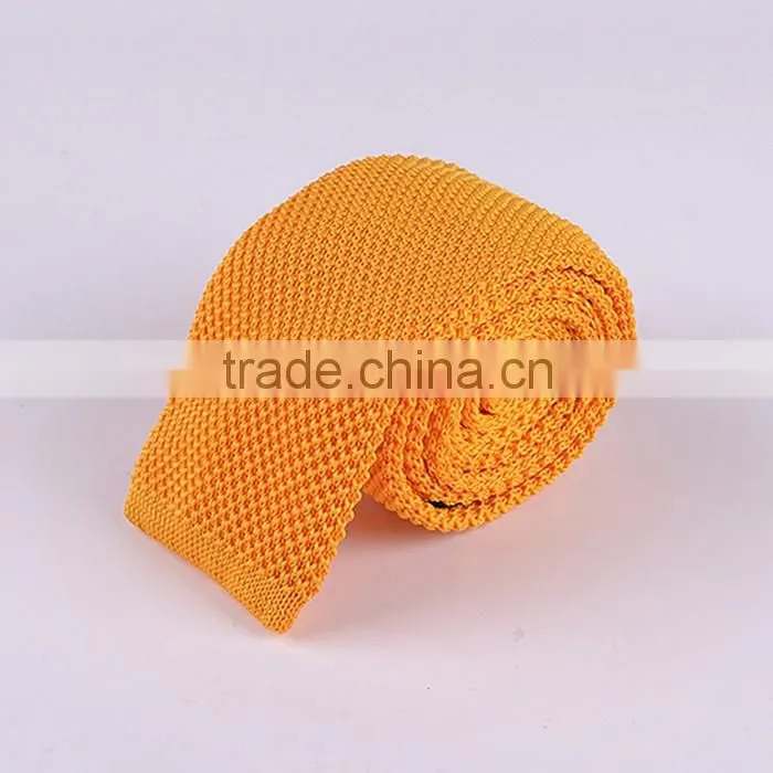 Fashion plain color cotton knitted necktie series 2