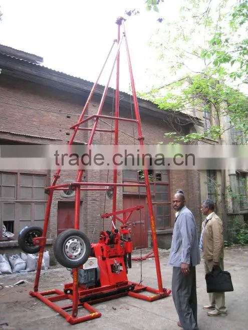 small bore hole well drilling rig