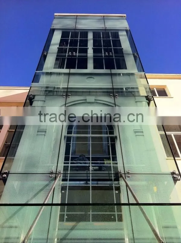 Clear Exterior Glass Wall For Commercial Building And Residential House