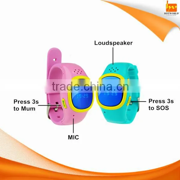 Smart security-care watch phone for kids, Bluetooth GPS locator watch phone