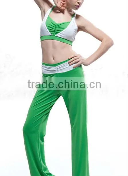 dry fit fitness Green Yoga suit,Bodybuilding suit
