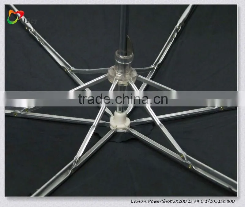19" 3 Fold UV Protection Umbrella