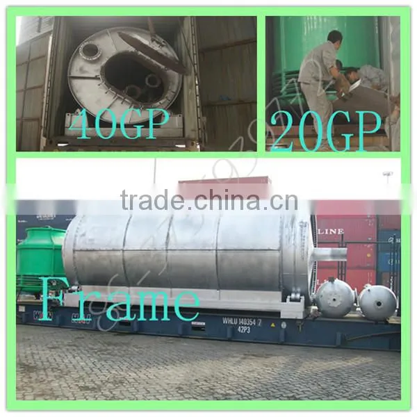 One batch scrap tyre pyrolysis machine with building customer feedback table