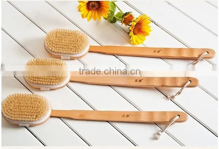 Wooden bath brush