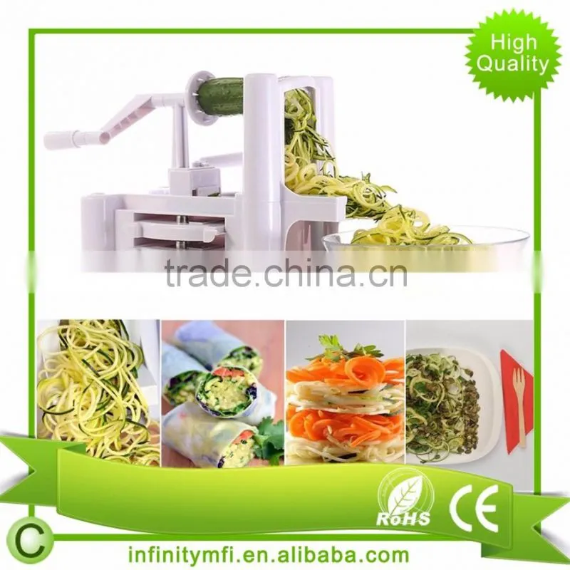 Spiral Slicer Spiralizer Complete Recipe Vegetable Cutter Noodle Spaghetti Maker with Vegetable Peeler