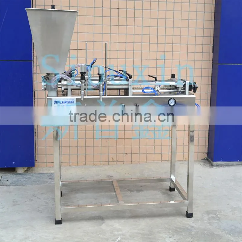 double nozzle semi-automatic filling machine for shampoo liquid
